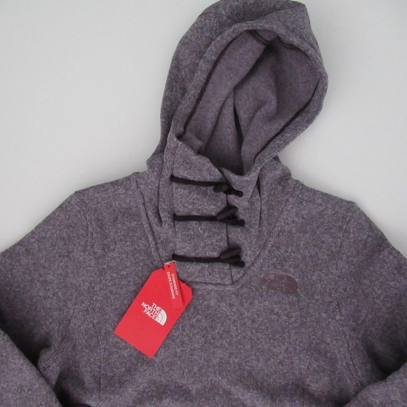 The North Face Crescent Hooded Pullover Purple - Picture 2 of 5